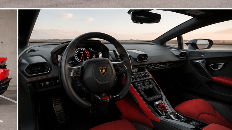 Lamborghini Huracán cabina